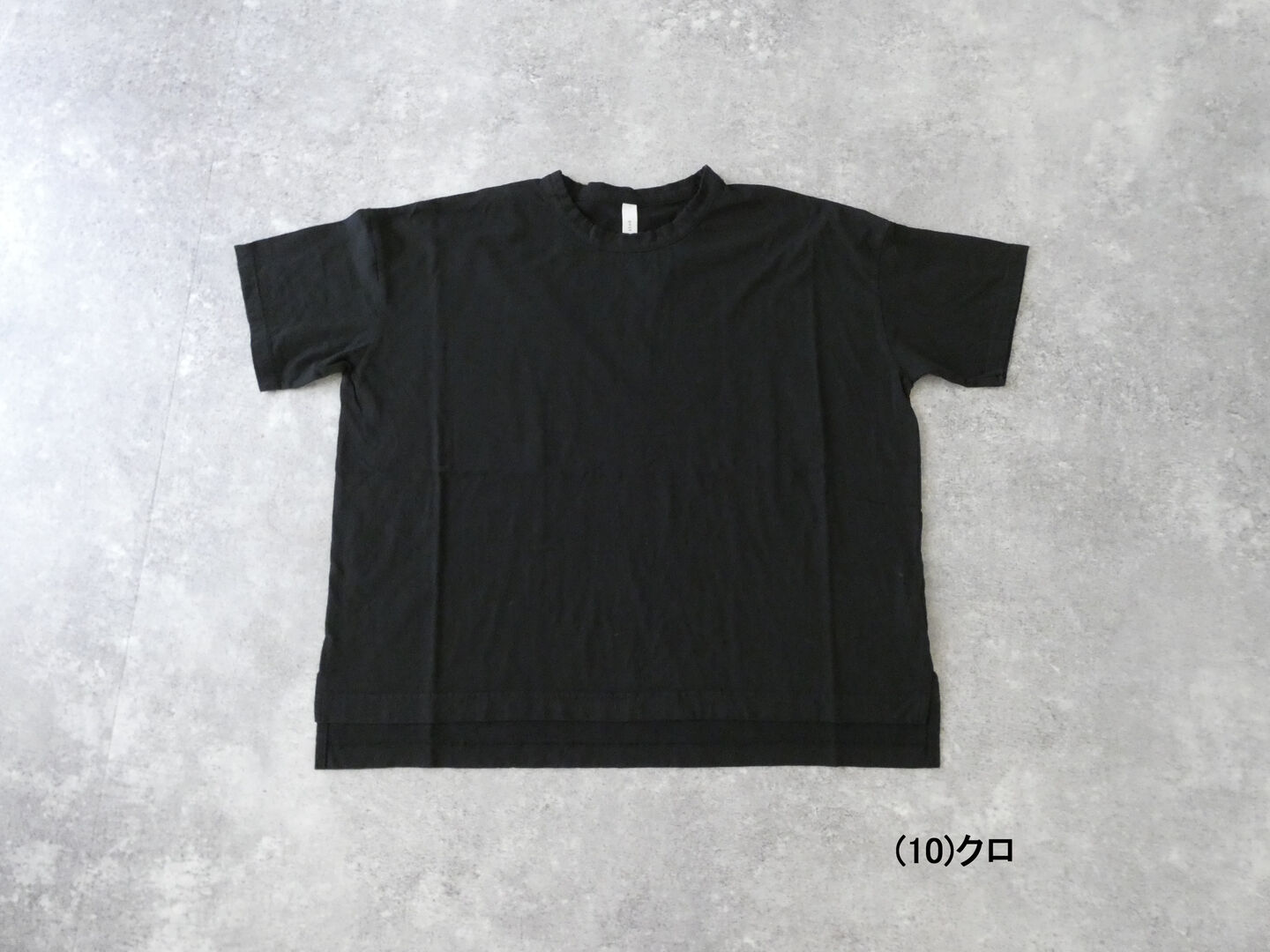 prit(プリット) 30/1リサイクルムラ糸天竺5分袖ワイドTシャツの商品画像28