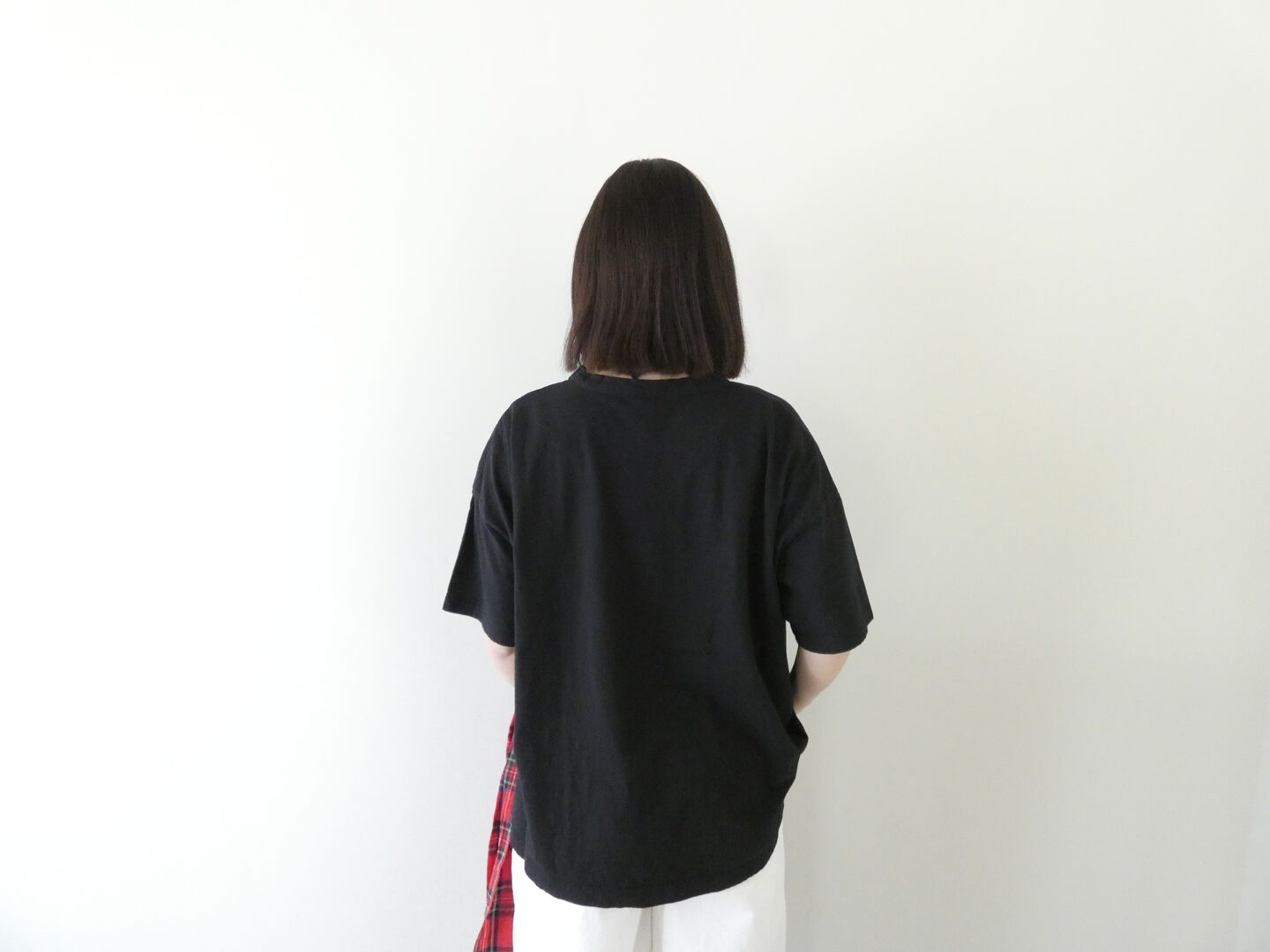 prit(プリット) 30/1リサイクルムラ糸天竺5分袖ワイドTシャツの商品画像4