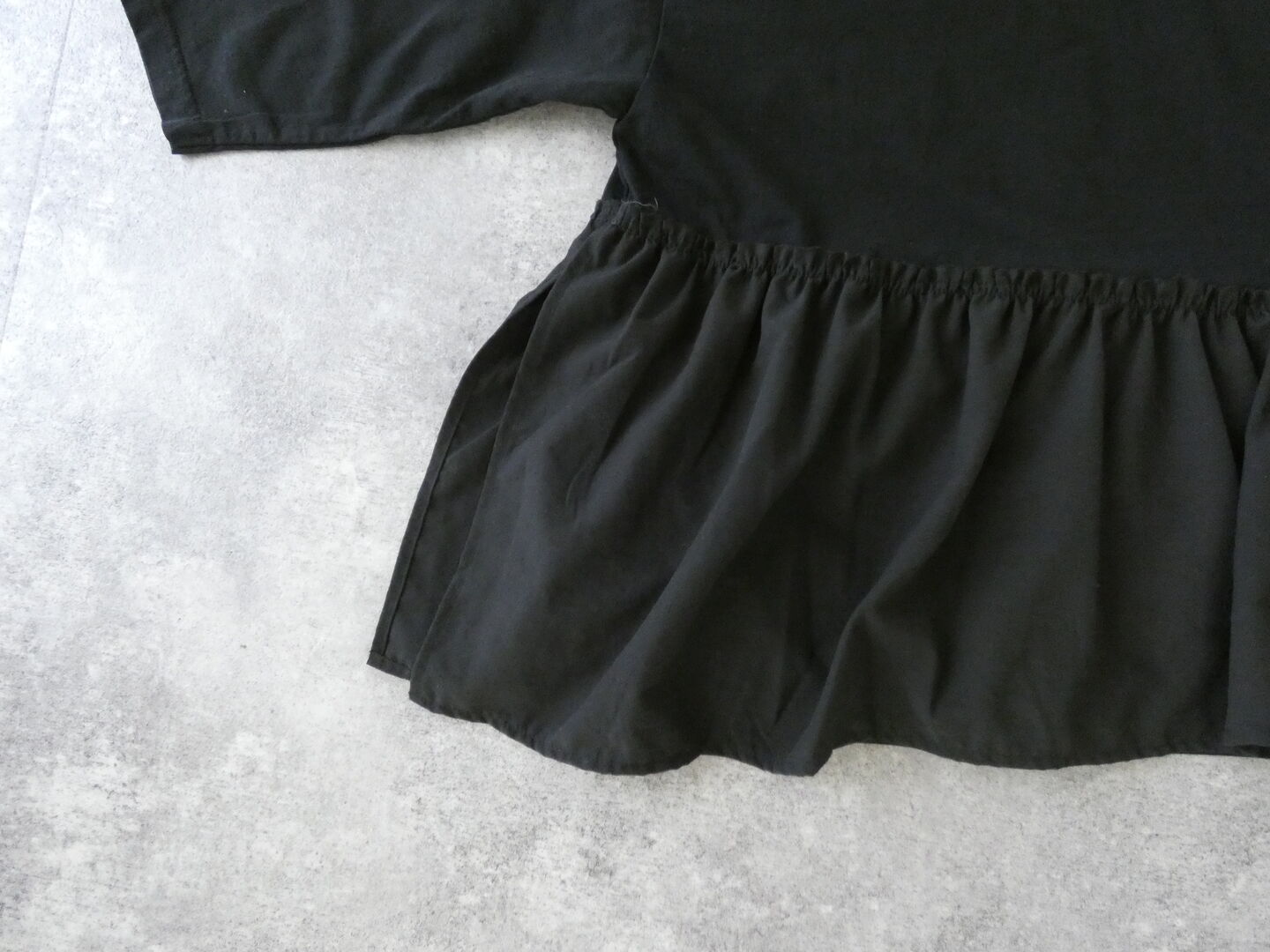 sabbatum(サバタム) BD30/1 天竺バイファブリックギャザーフリルプルオーバーの商品画像34