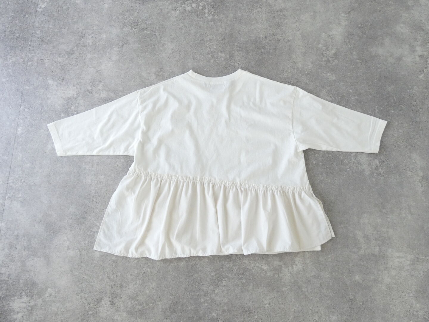 sabbatum(サバタム) BD30/1 天竺バイファブリックギャザーフリルプルオーバーの商品画像43