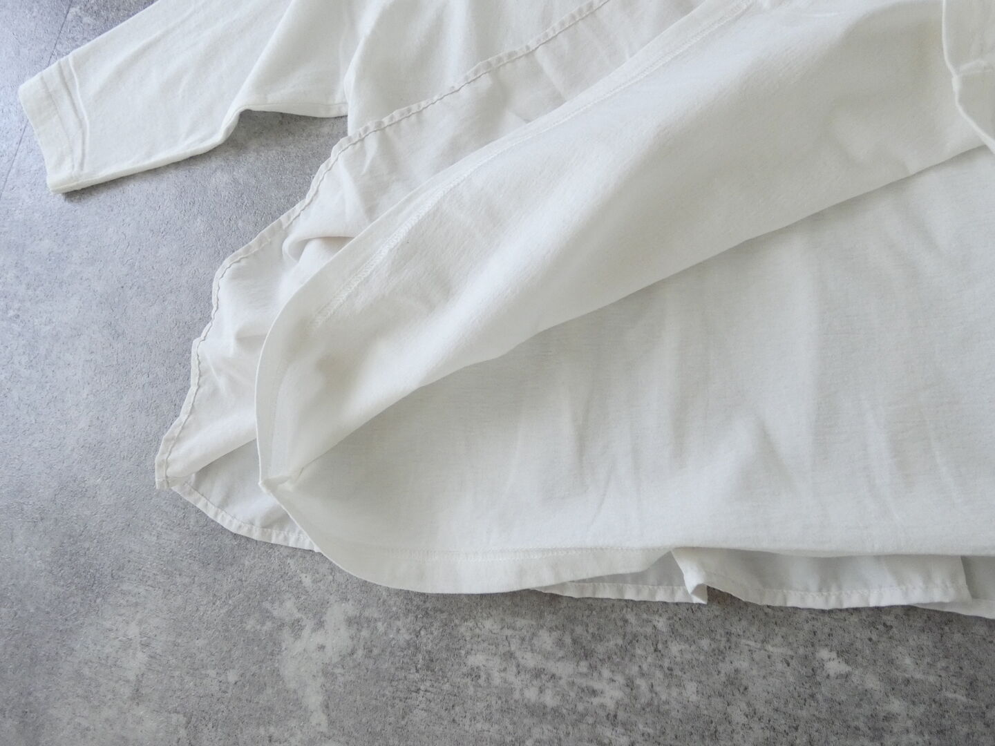 sabbatum(サバタム) BD30/1 天竺バイファブリックギャザーフリルプルオーバーの商品画像48