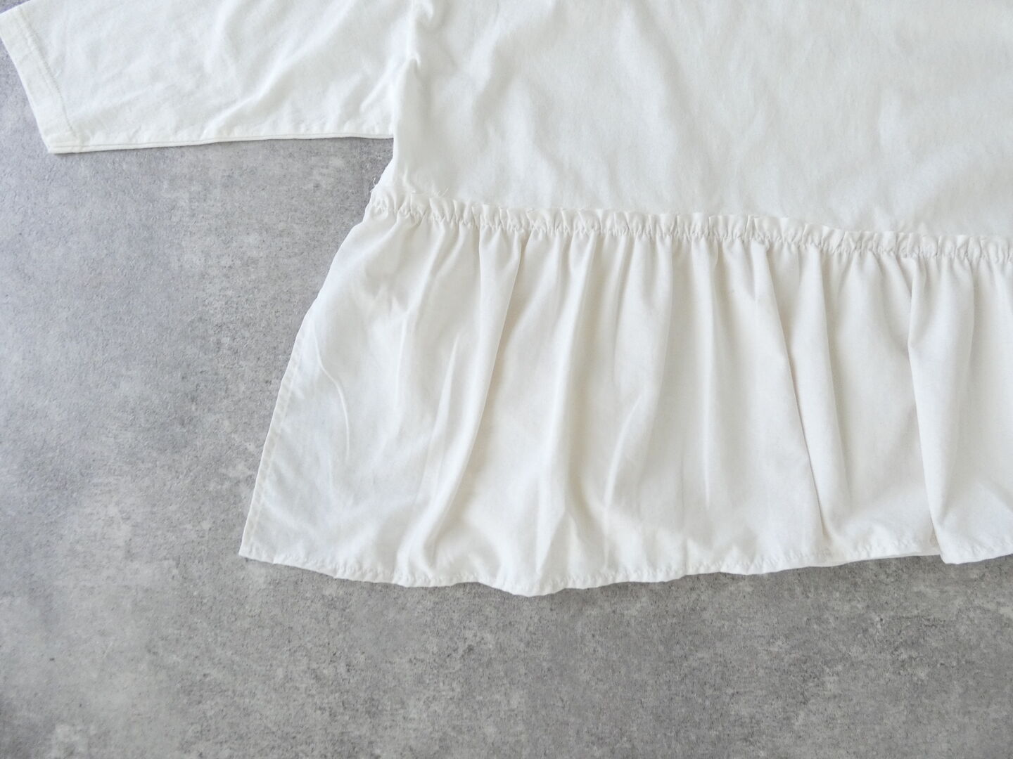 sabbatum(サバタム) BD30/1 天竺バイファブリックギャザーフリルプルオーバーの商品画像49