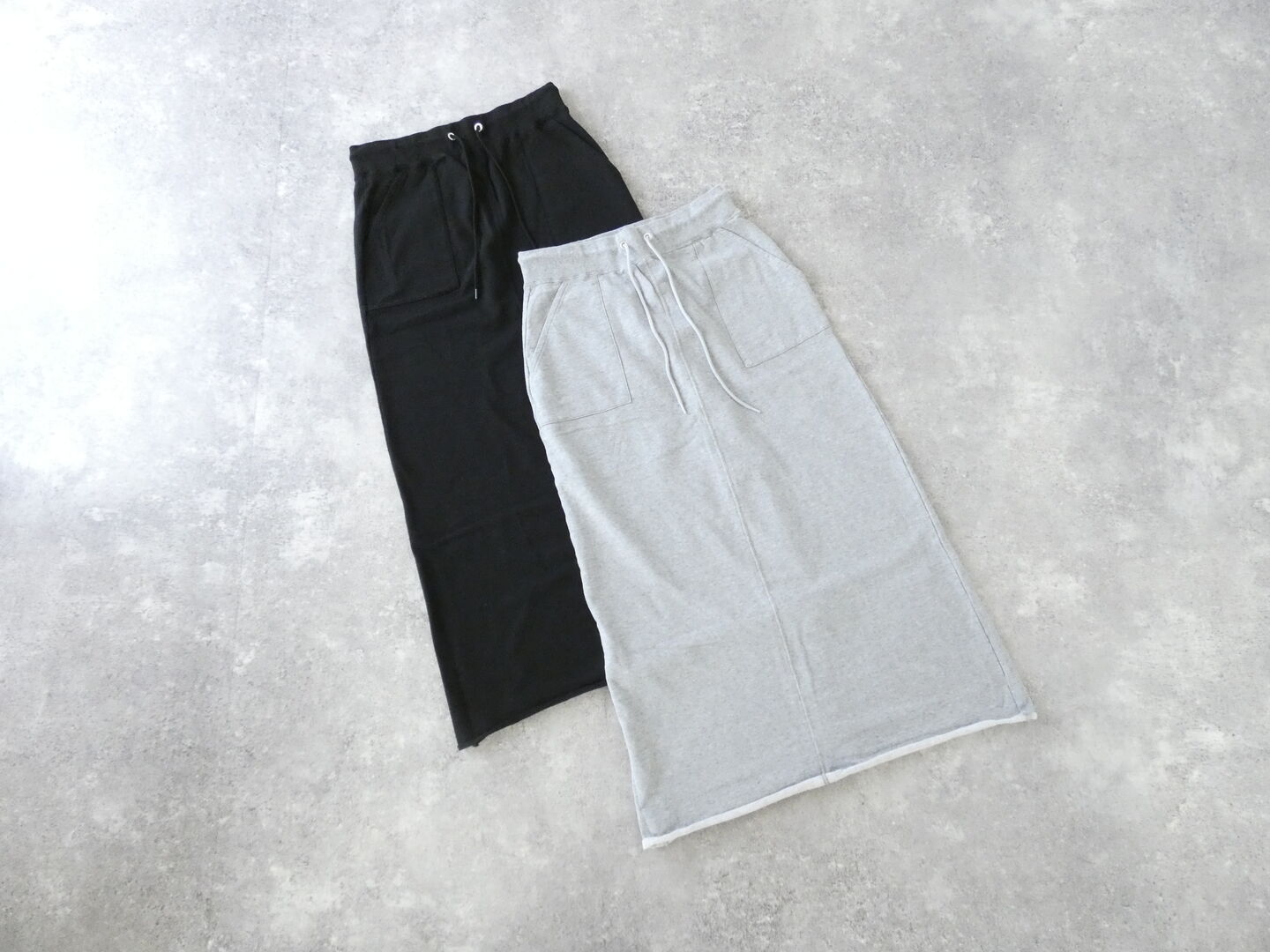 sabbatum(サバタム) 40/20コーマ　ミニ裏毛ロングスカートの商品画像3