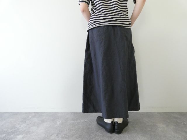 Sarahwear(サラウェア) Plain Linen Painter Skirtの商品画像10