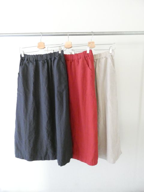Sarahwear(サラウェア) Plain Linen Painter Skirtの商品画像11