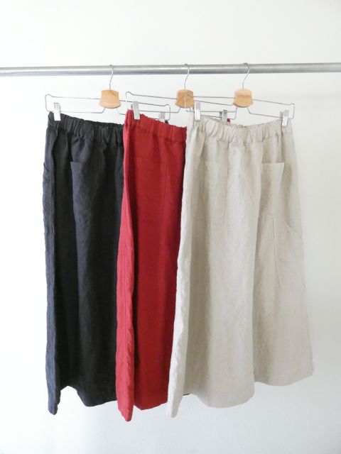 Sarahwear(サラウェア) Plain Linen Painter Skirtの商品画像12