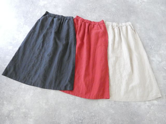 Sarahwear(サラウェア) Plain Linen Painter Skirtの商品画像3