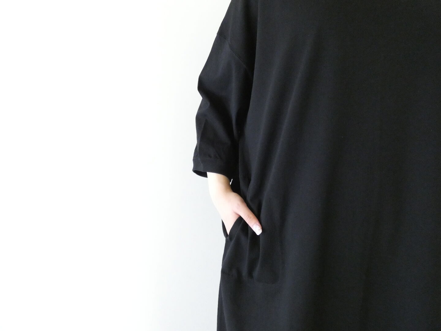 setten(セッテン) 天竺サイドスリットプルオーバーワンピースの商品画像21