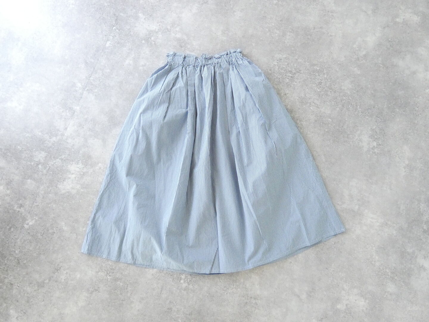 setten(セッテン) タイプライターワッシャーストライプタックフレアスカートの商品画像11