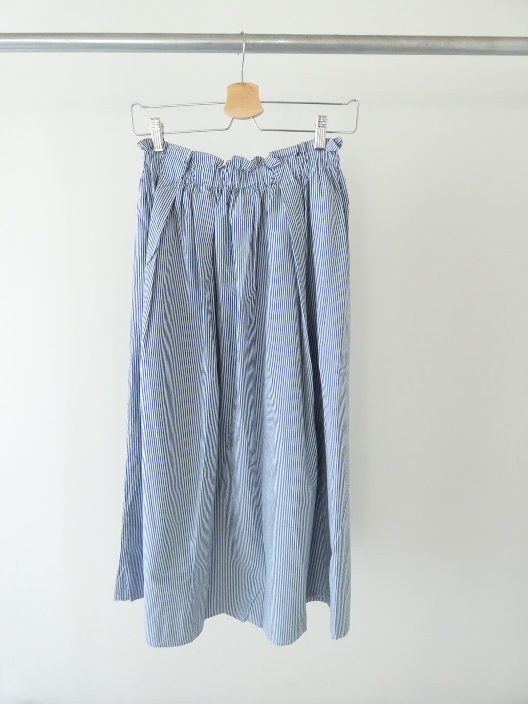 setten(セッテン) タイプライターワッシャーストライプタックフレアスカートの商品画像13