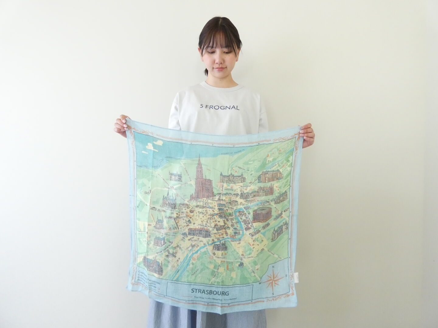 The Bagmati(バグマティ) ストラスブールのリネンスカーフの商品画像1