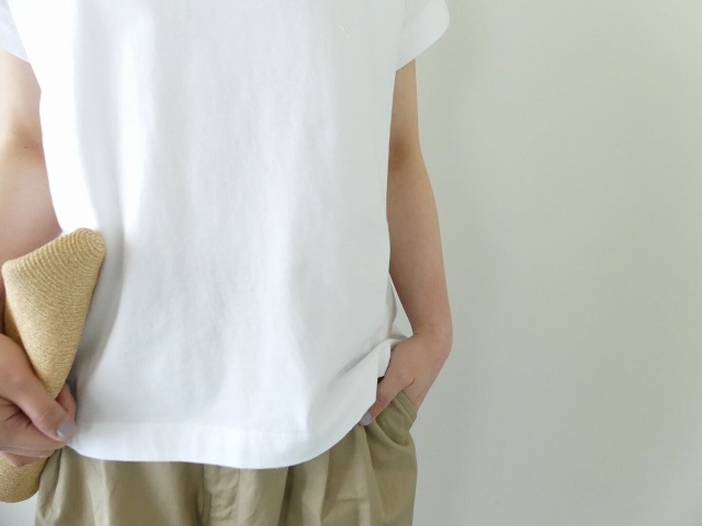 TRAVAIL MANUEL(トラバイユマニュアル) クラシック天竺フレンチTシャツの商品画像18