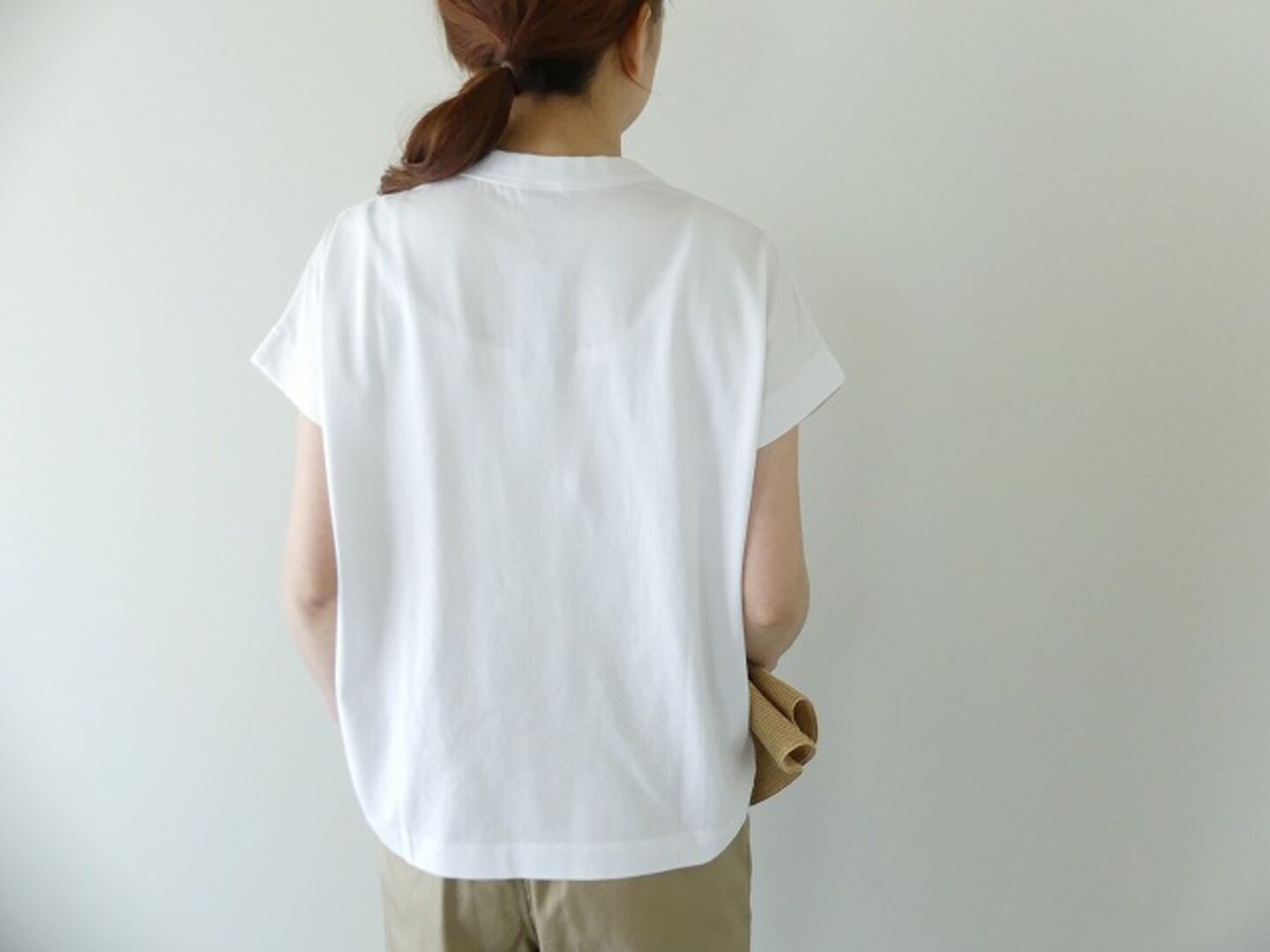 TRAVAIL MANUEL(トラバイユマニュアル) クラシック天竺フレンチTシャツの商品画像3