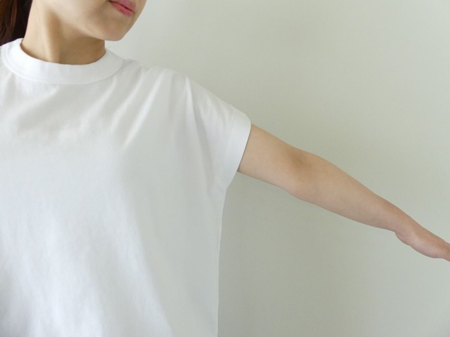 TRAVAIL MANUEL(トラバイユマニュアル) クラシック天竺フレンチTシャツの商品画像5