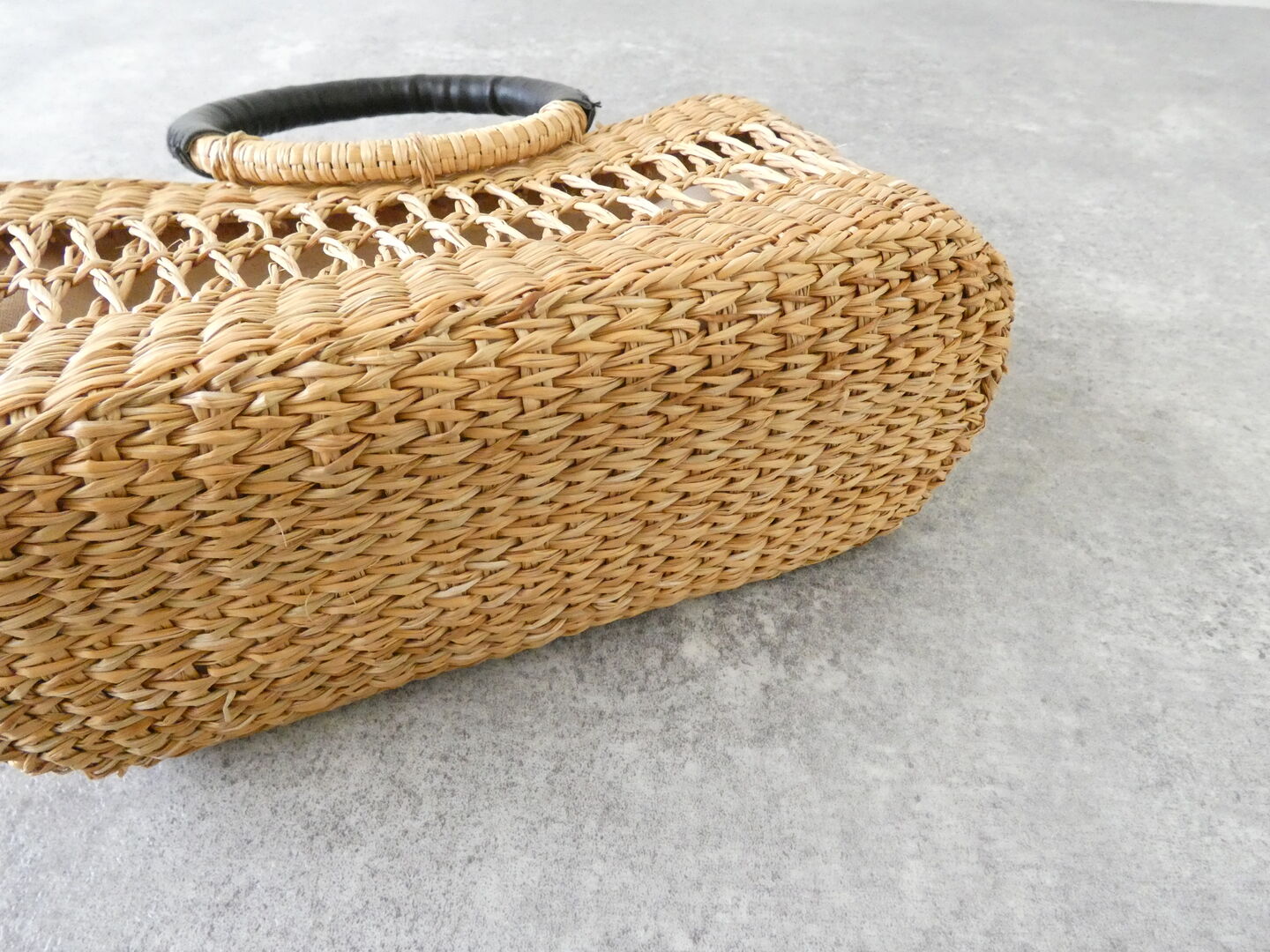 shs 透かし編みのシーグラス ラウンドハンドルバッグの商品画像23