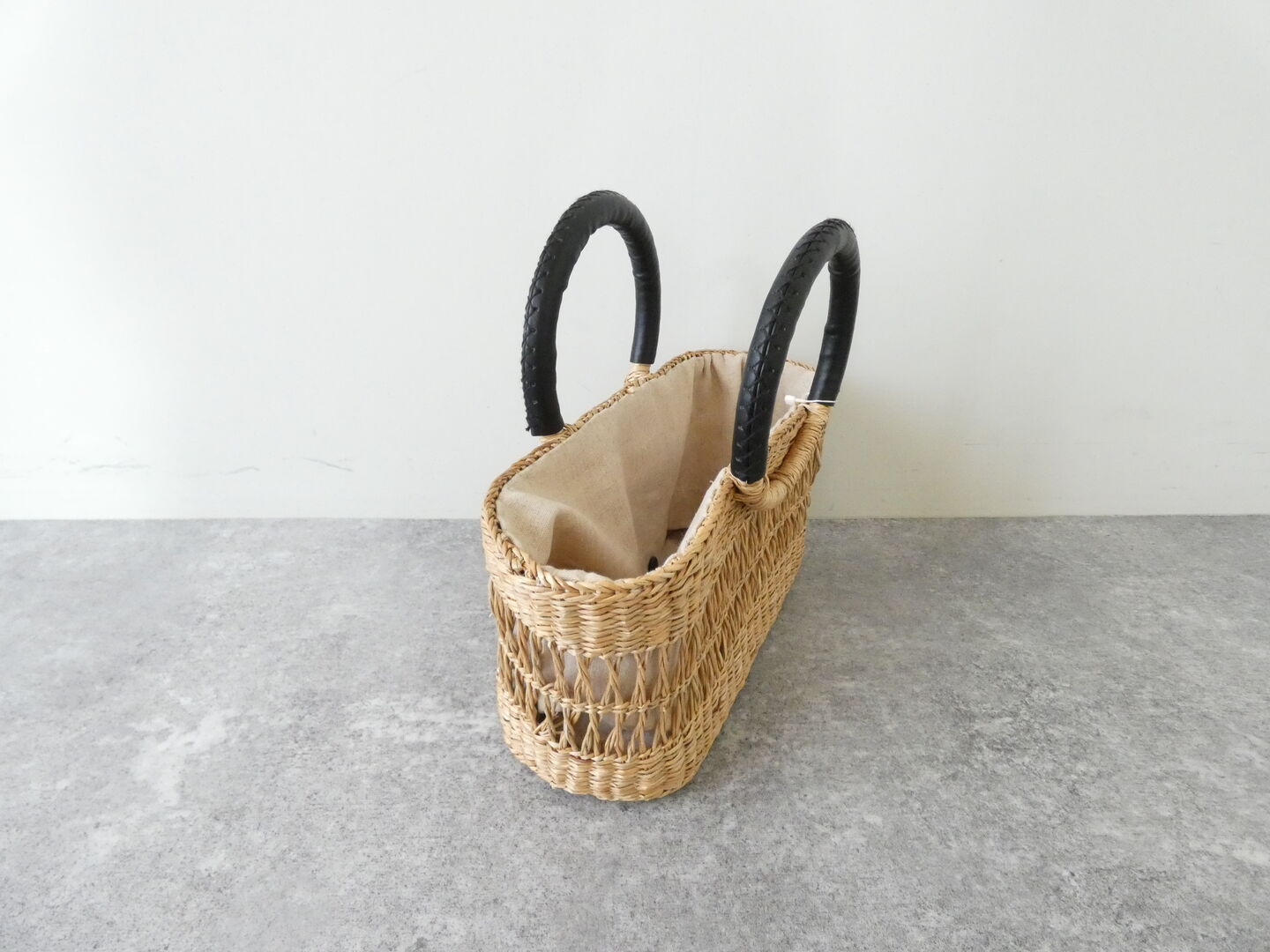 shs 透かし編みのシーグラス ラウンドハンドルバッグの商品画像7