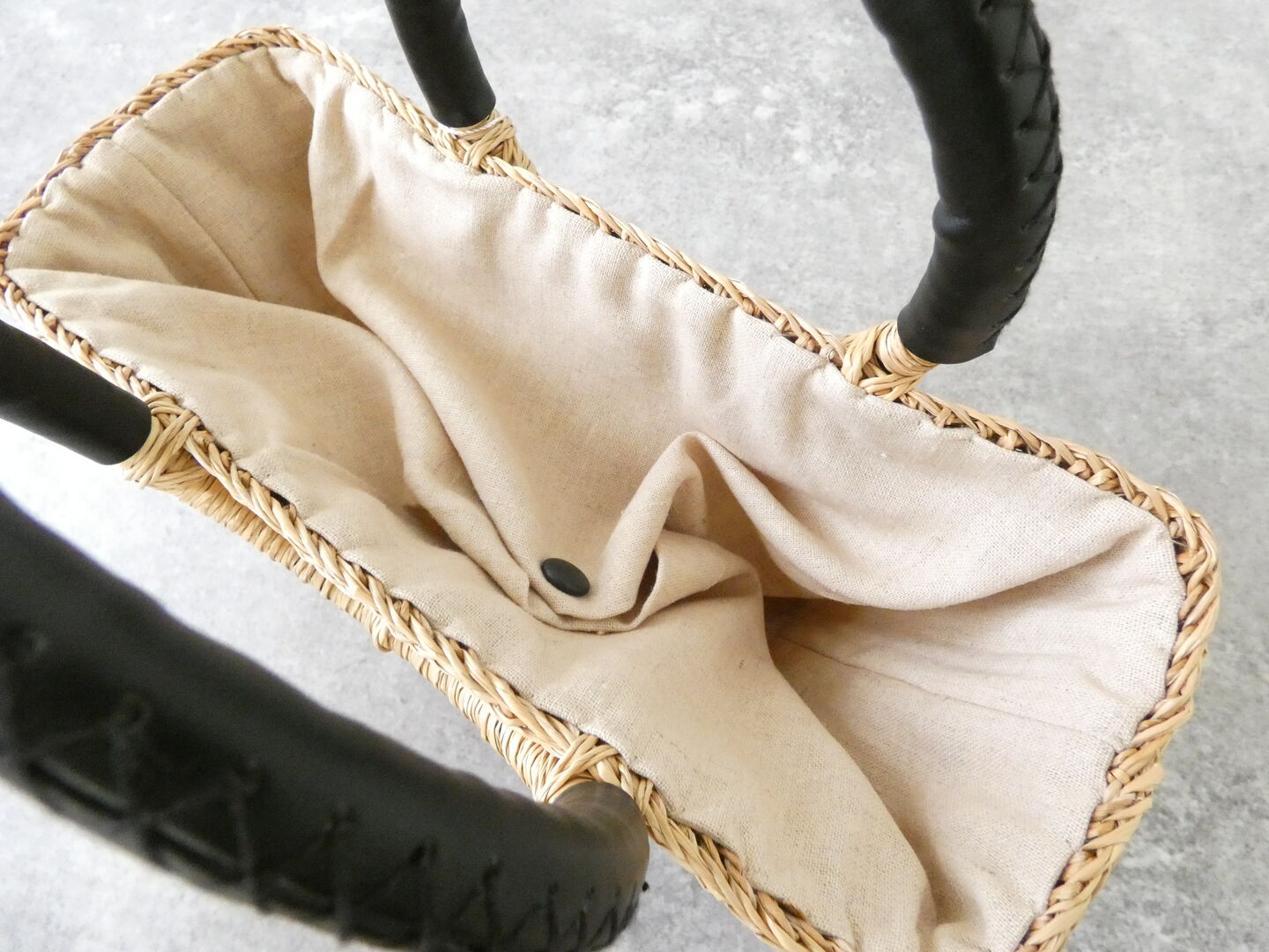 shs 透かし編みのシーグラス ラウンドハンドルバッグ レクタングルの商品画像26