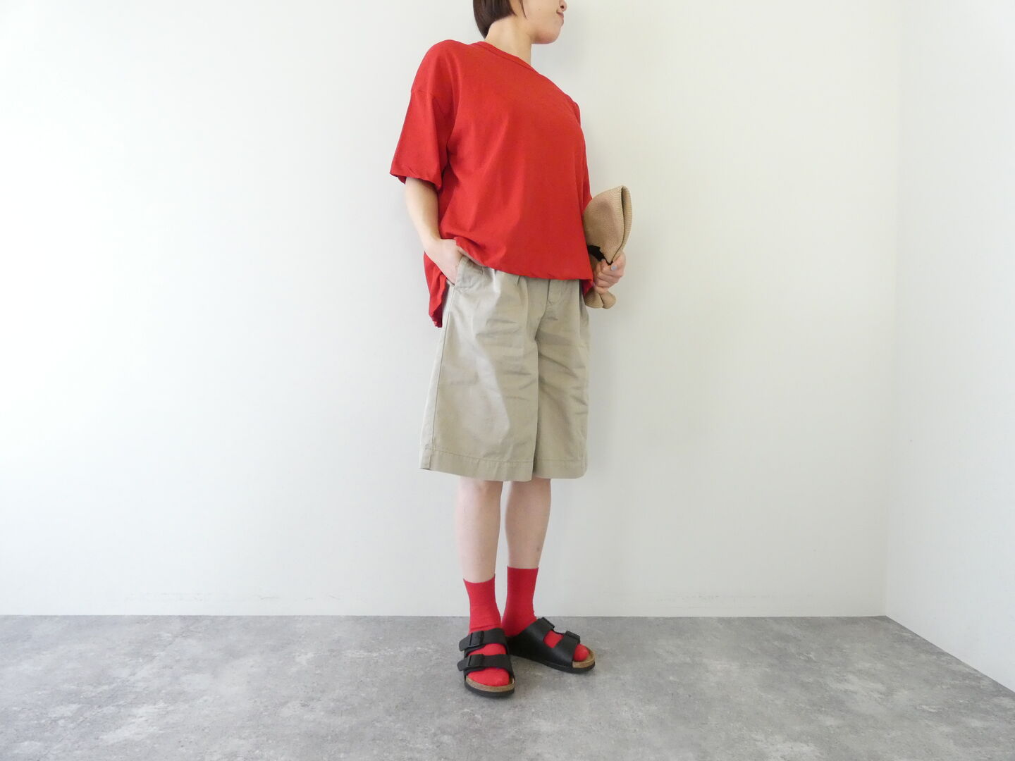 D.M.G.(ディーエムジー) ツイルトラウザーショーツの商品画像1