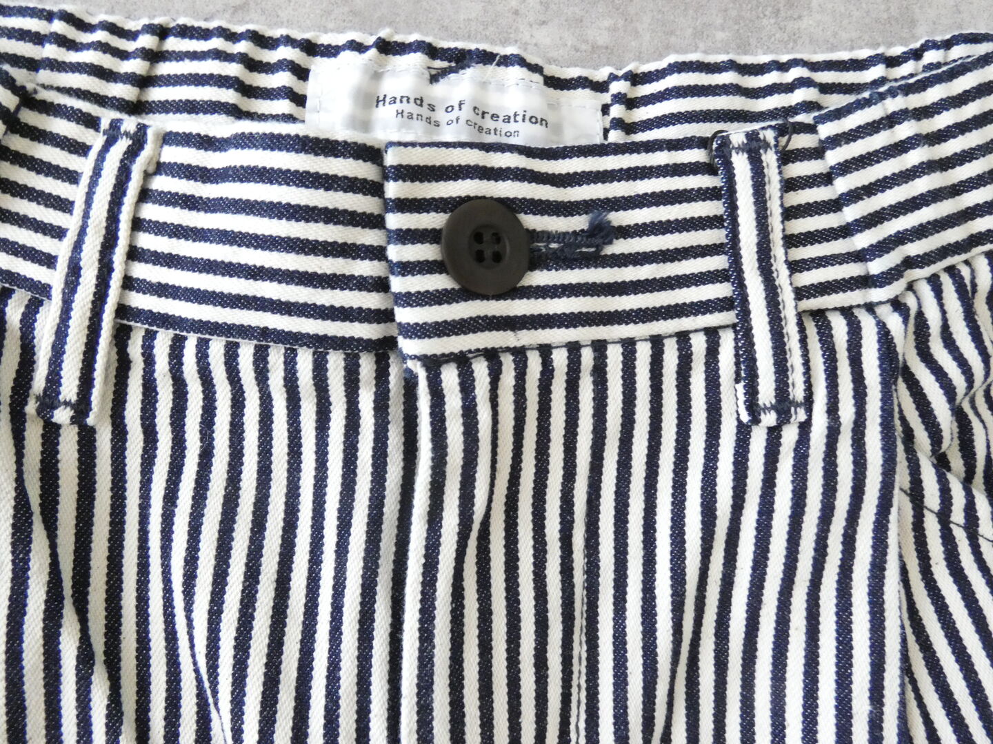 Hands of creation(ハンズオブクリエイション) ヒッコリーデニムバレルパンツの商品画像21