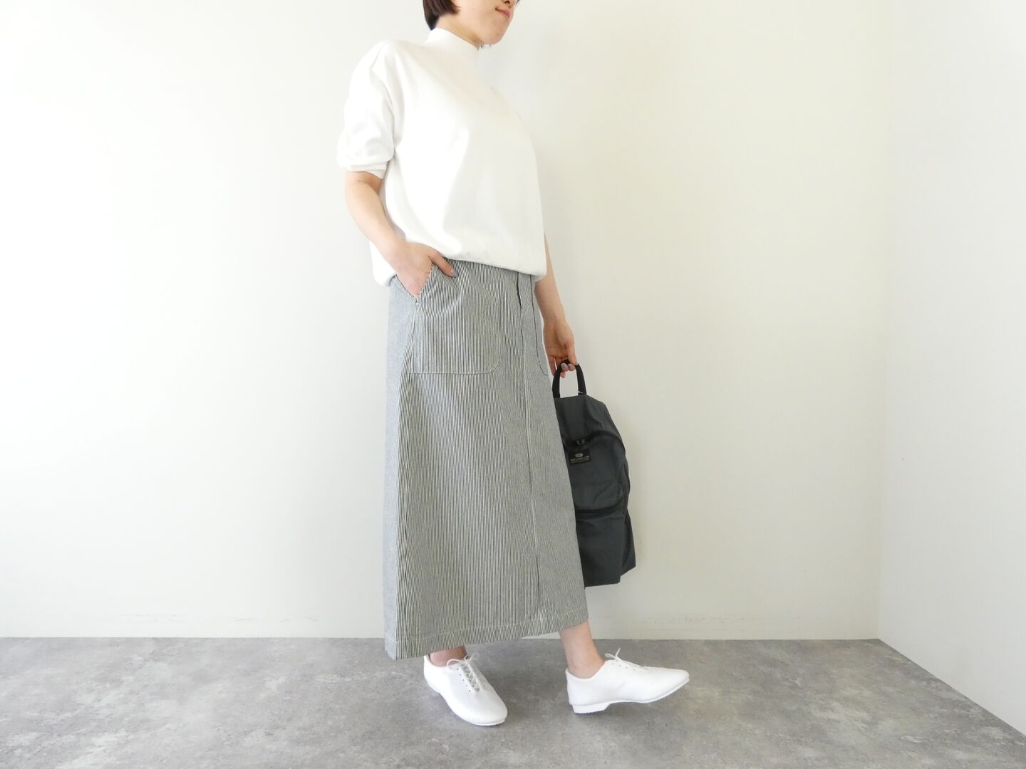 Hands of creation(ハンズオブクリエイション) CLASSIC 10ozヒッコリーデニムスカートの商品画像1