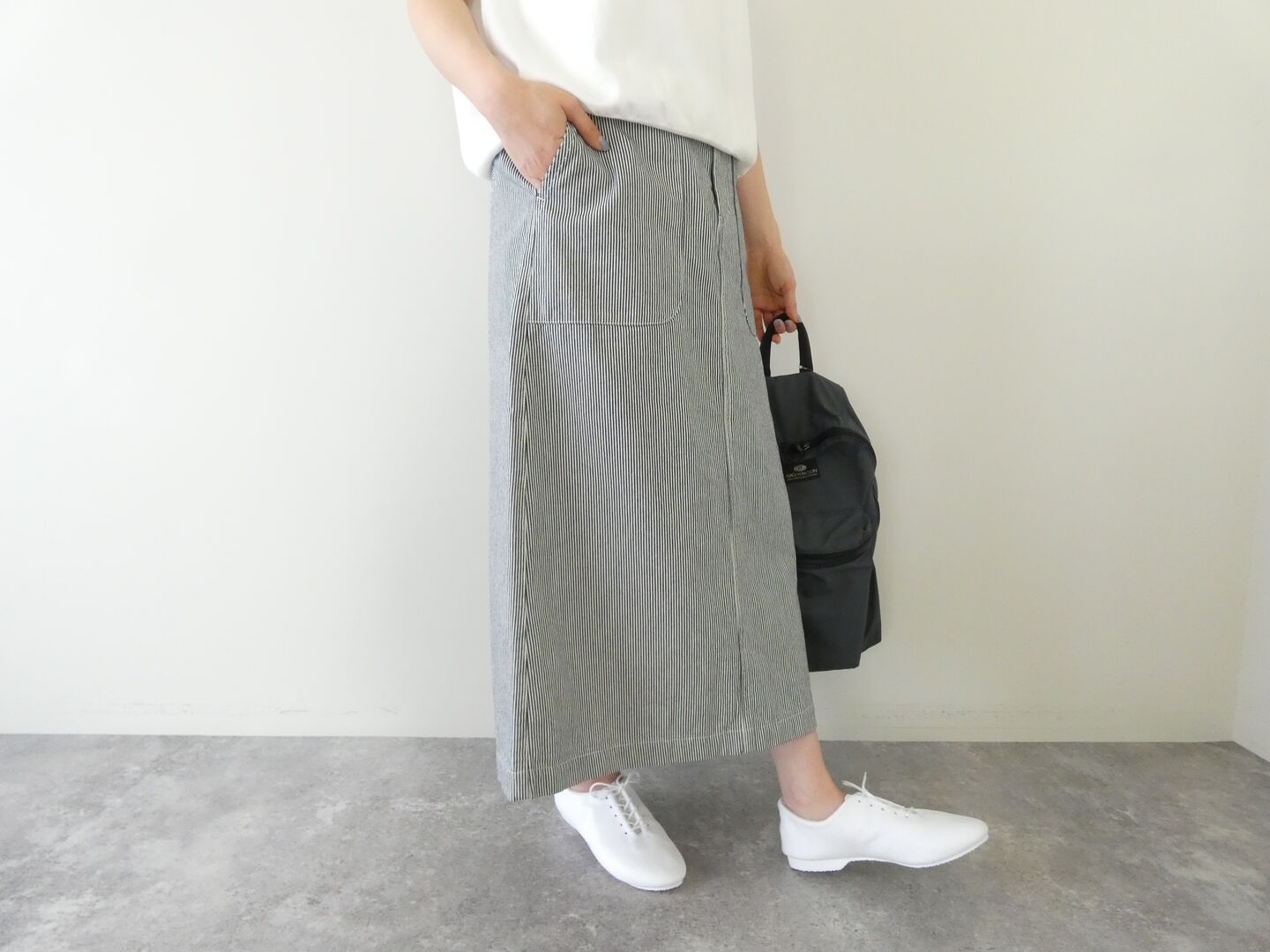 Hands of creation(ハンズオブクリエイション) CLASSIC 10ozヒッコリーデニムスカートの商品画像6