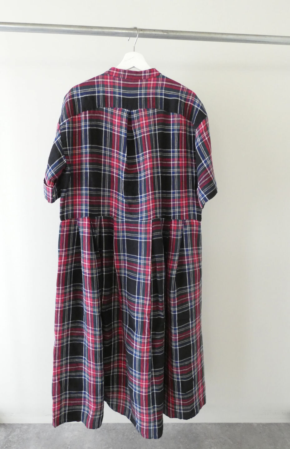 OUVERT(ウーヴェル) すてきなおとなのタータン折り返しカフスタックワンピースの商品画像13