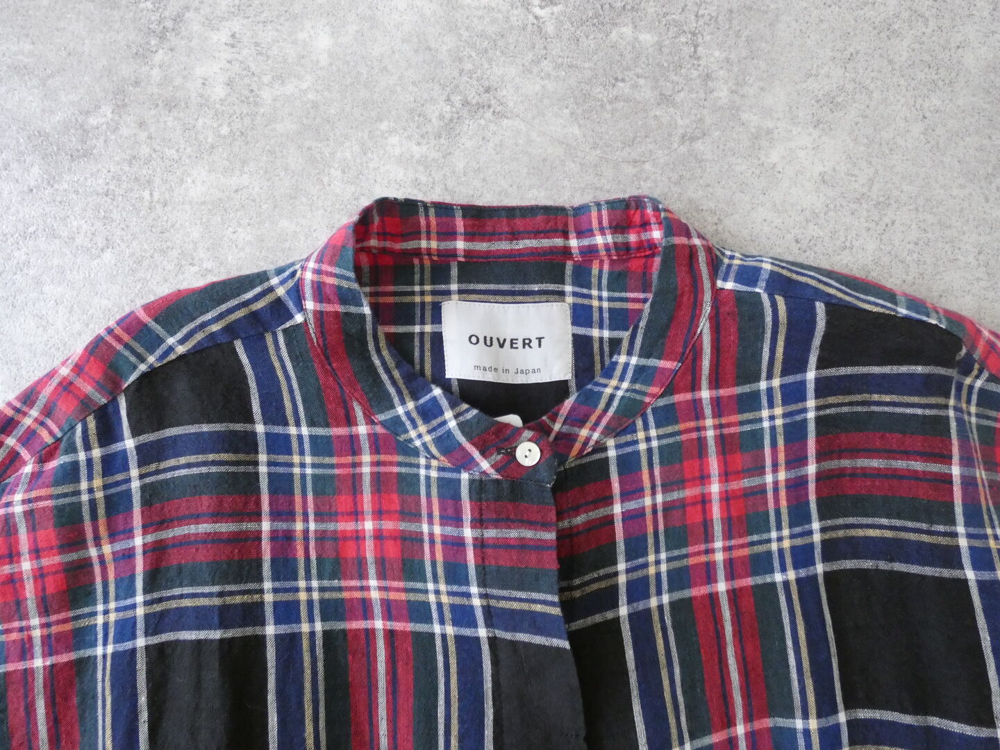 OUVERT(ウーヴェル) すてきなおとなのタータン折り返しカフスタックワンピースの商品画像21