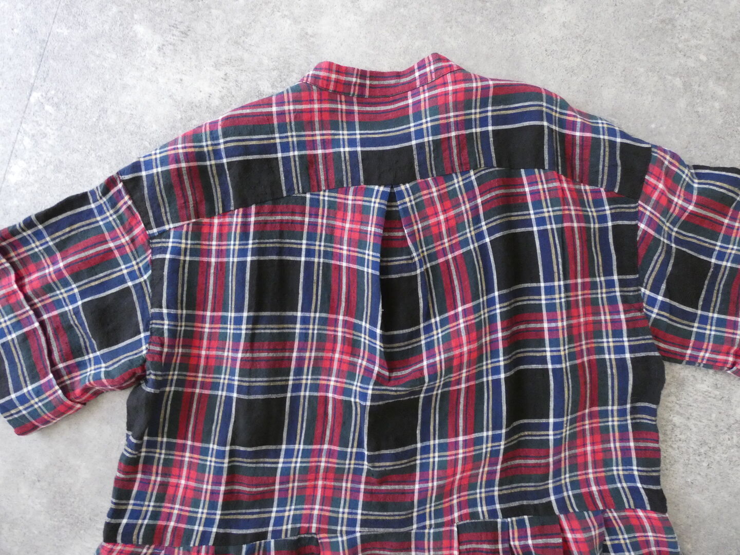 OUVERT(ウーヴェル) すてきなおとなのタータン折り返しカフスタックワンピースの商品画像26