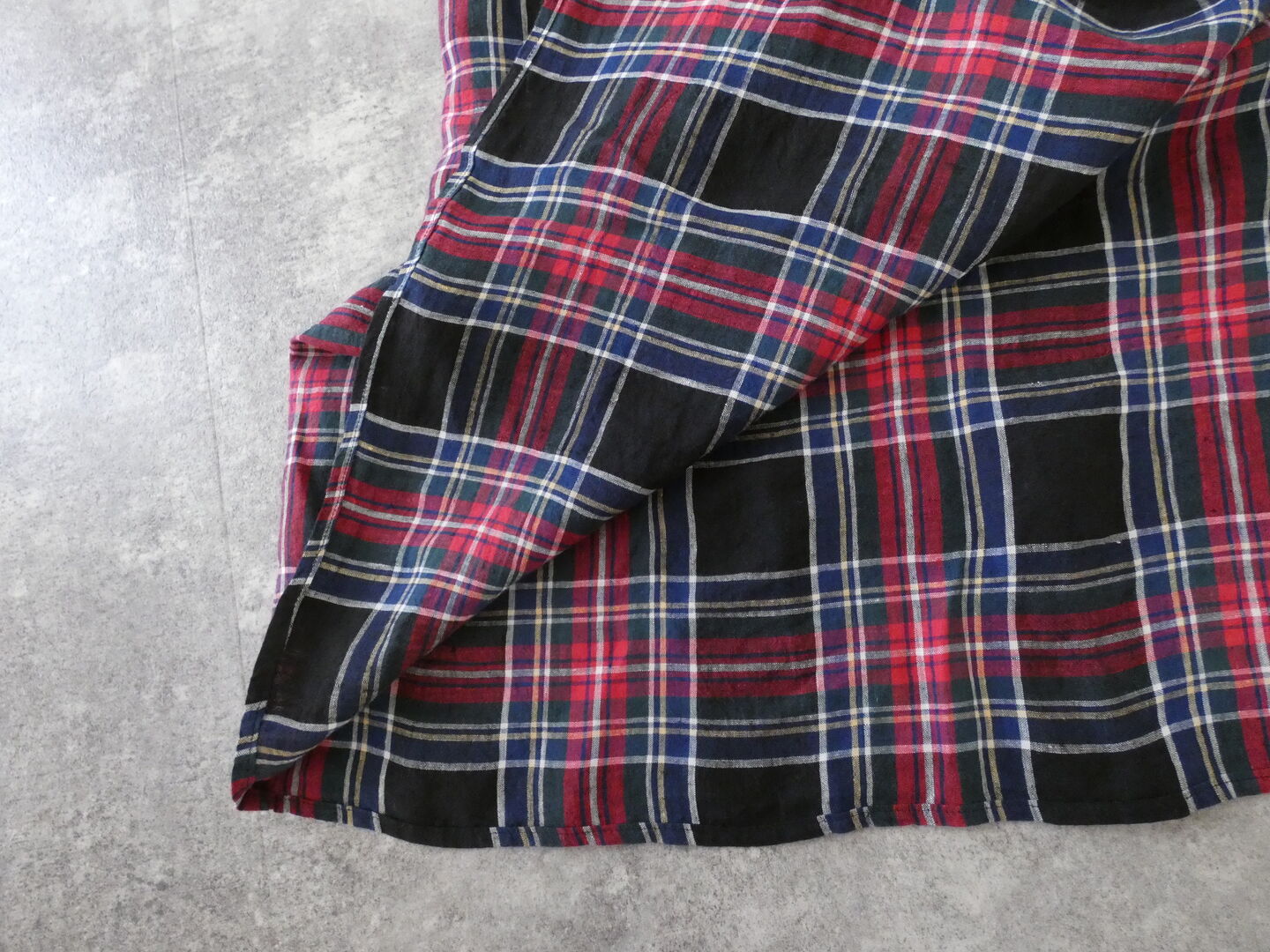 OUVERT(ウーヴェル) すてきなおとなのタータン折り返しカフスタックワンピースの商品画像28