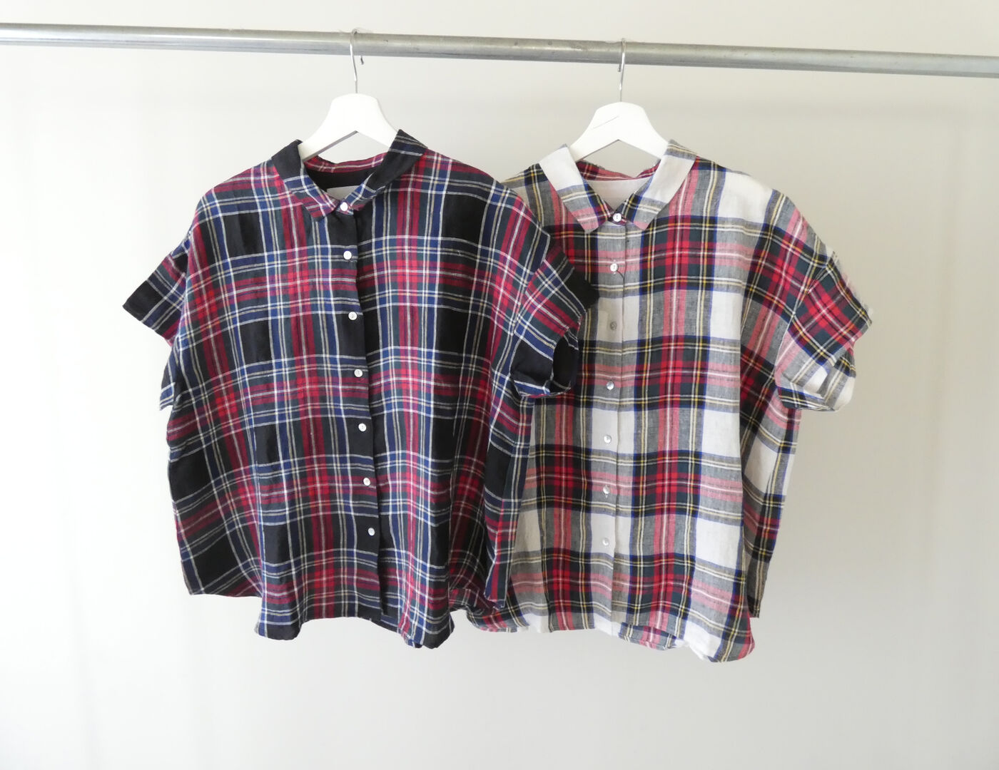 OUVERT(ウーヴェル) すてきなおとなのタータンレギュラーカラーフレンチシャツの商品画像10