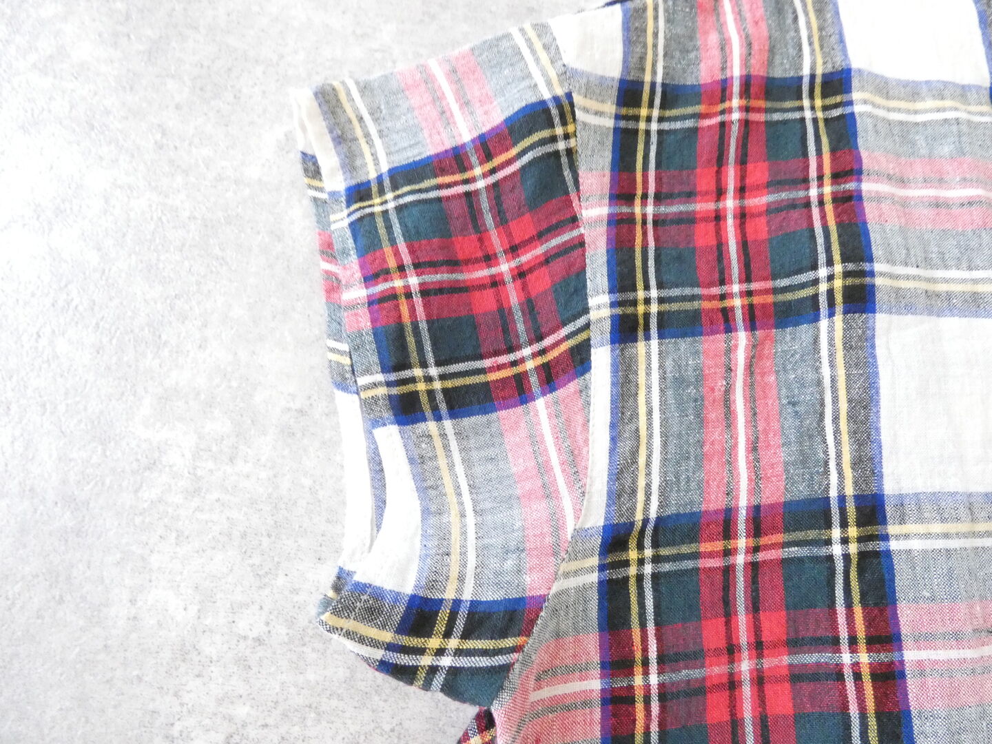 OUVERT(ウーヴェル) すてきなおとなのタータンレギュラーカラーフレンチシャツの商品画像45