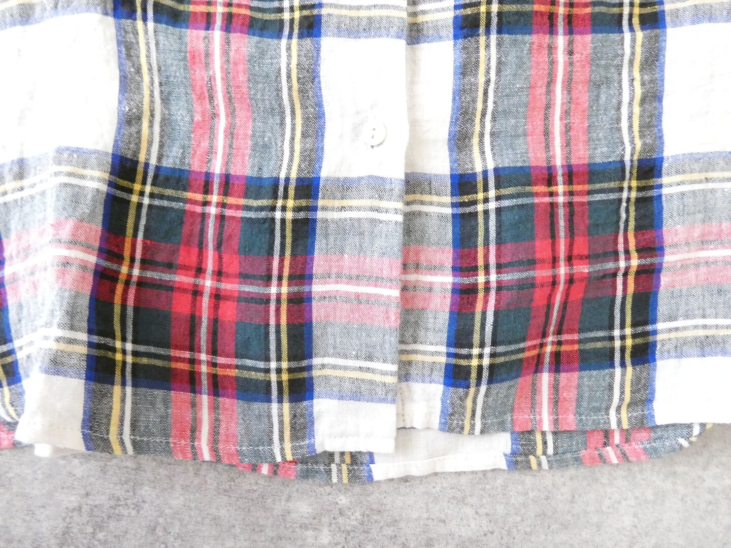 OUVERT(ウーヴェル) すてきなおとなのタータンレギュラーカラーフレンチシャツの商品画像46