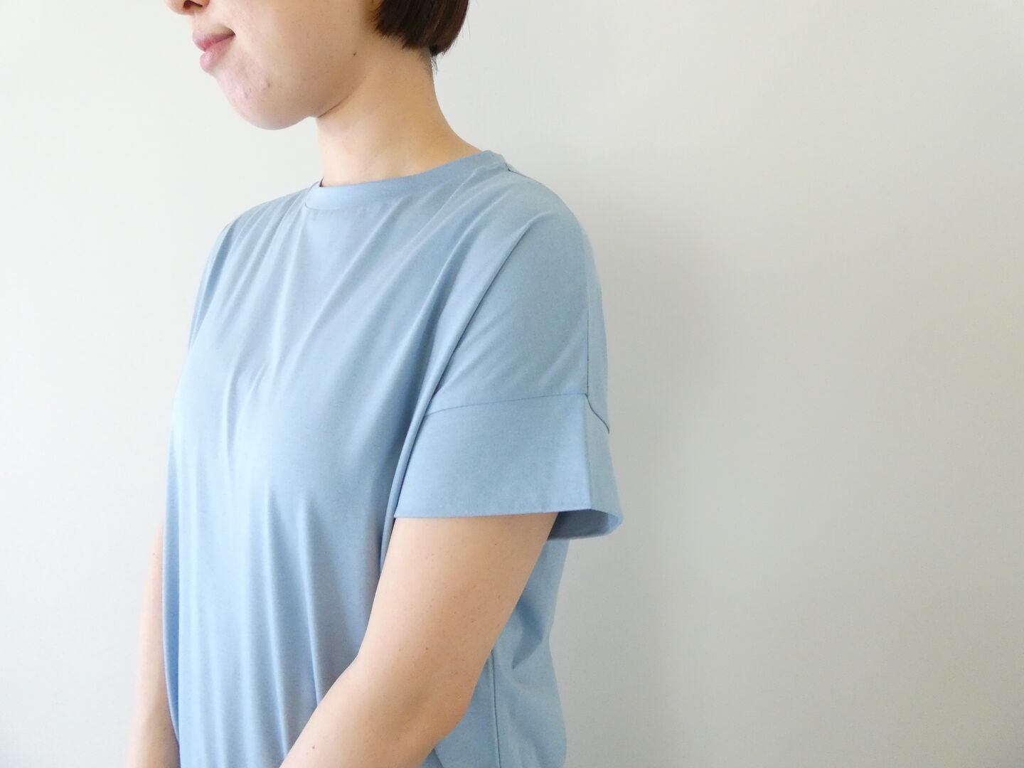 SOUFFLE クールフィール天竺ミニスリーブTの商品画像5