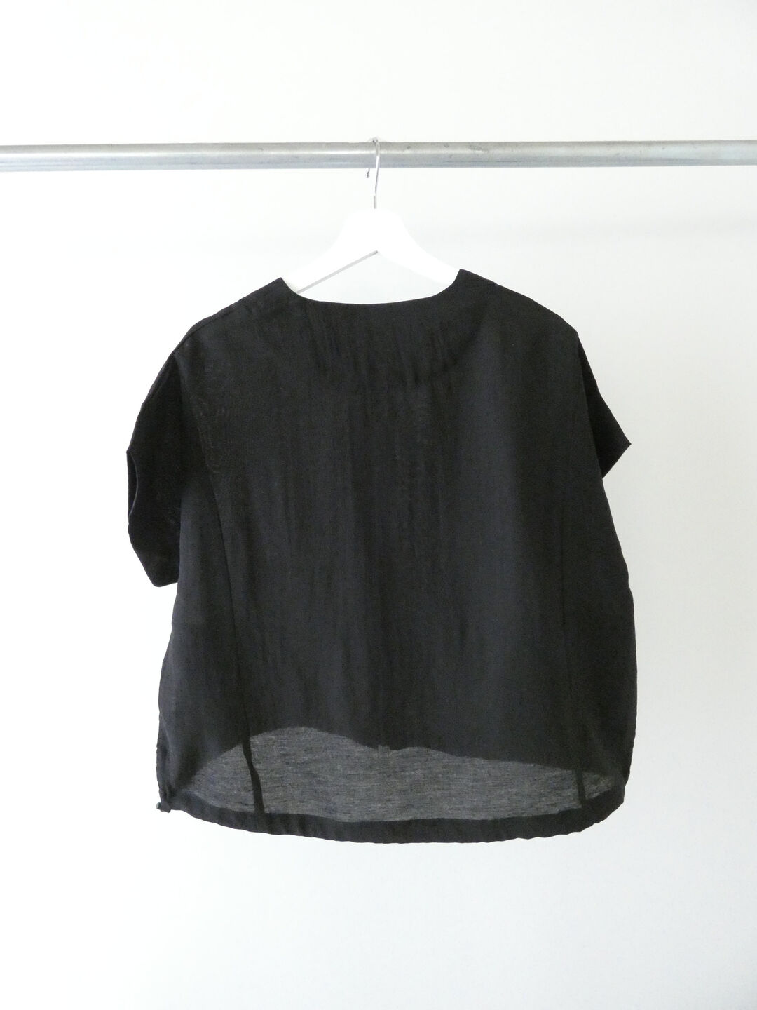 SOUFFLE シアーリネン混ナイロンフレンチベストの商品画像12