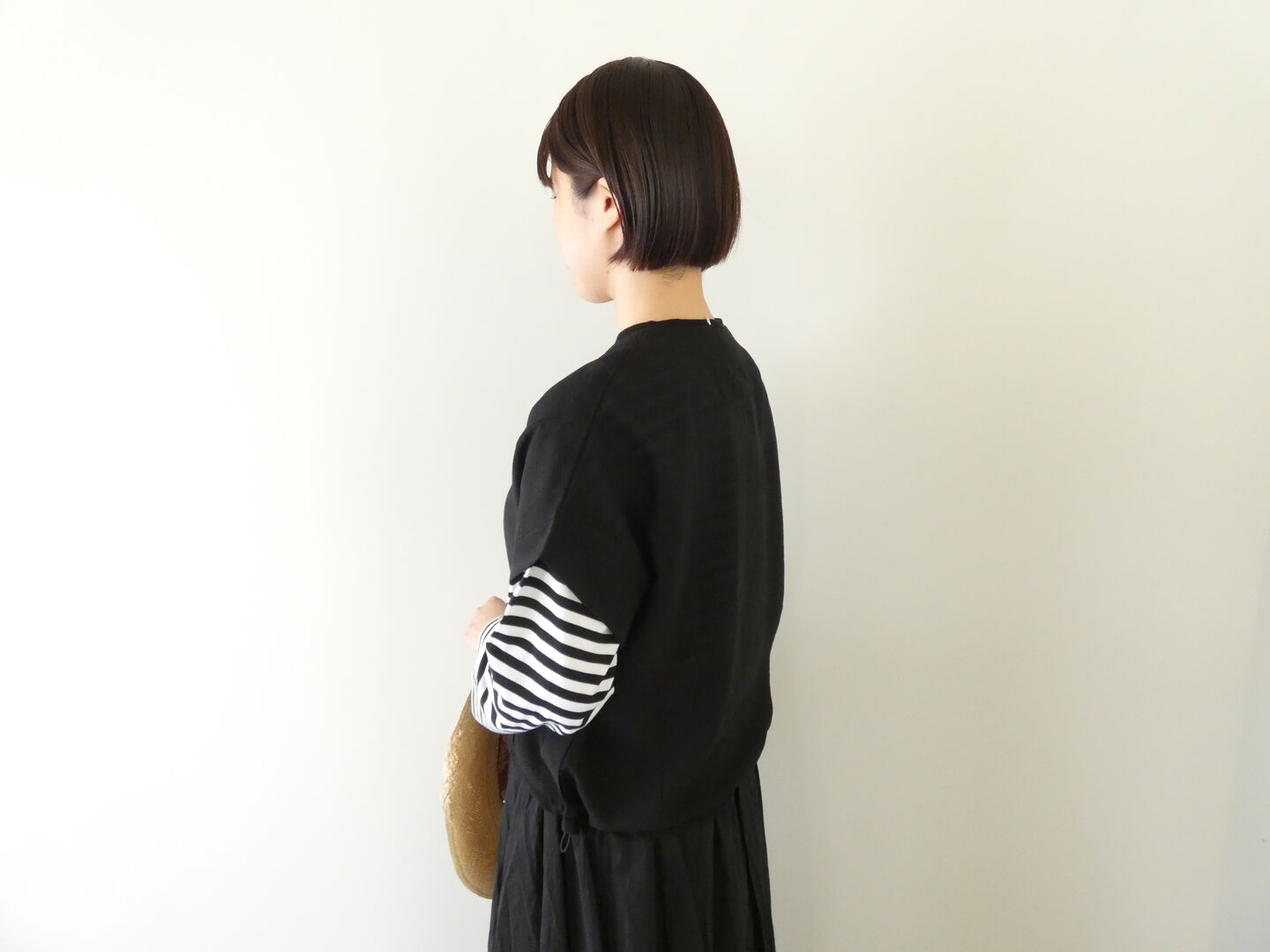 SOUFFLE シアーリネン混ナイロンフレンチベストの商品画像7