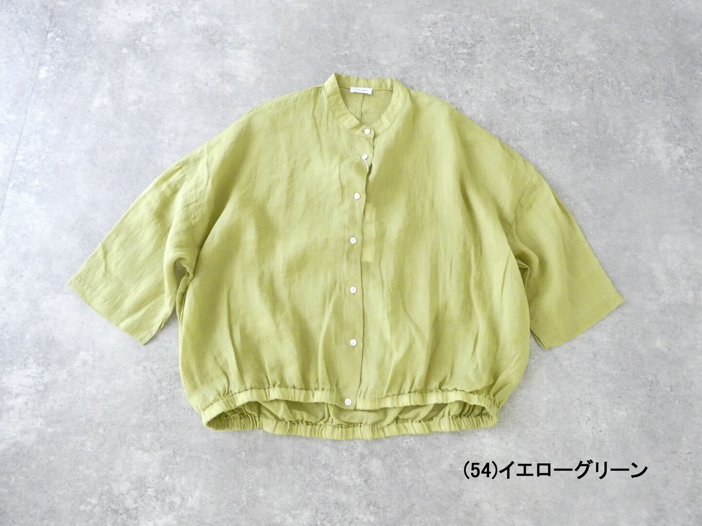 SOUFFLE シアーリネン裾ギャザーブラウスの商品画像28