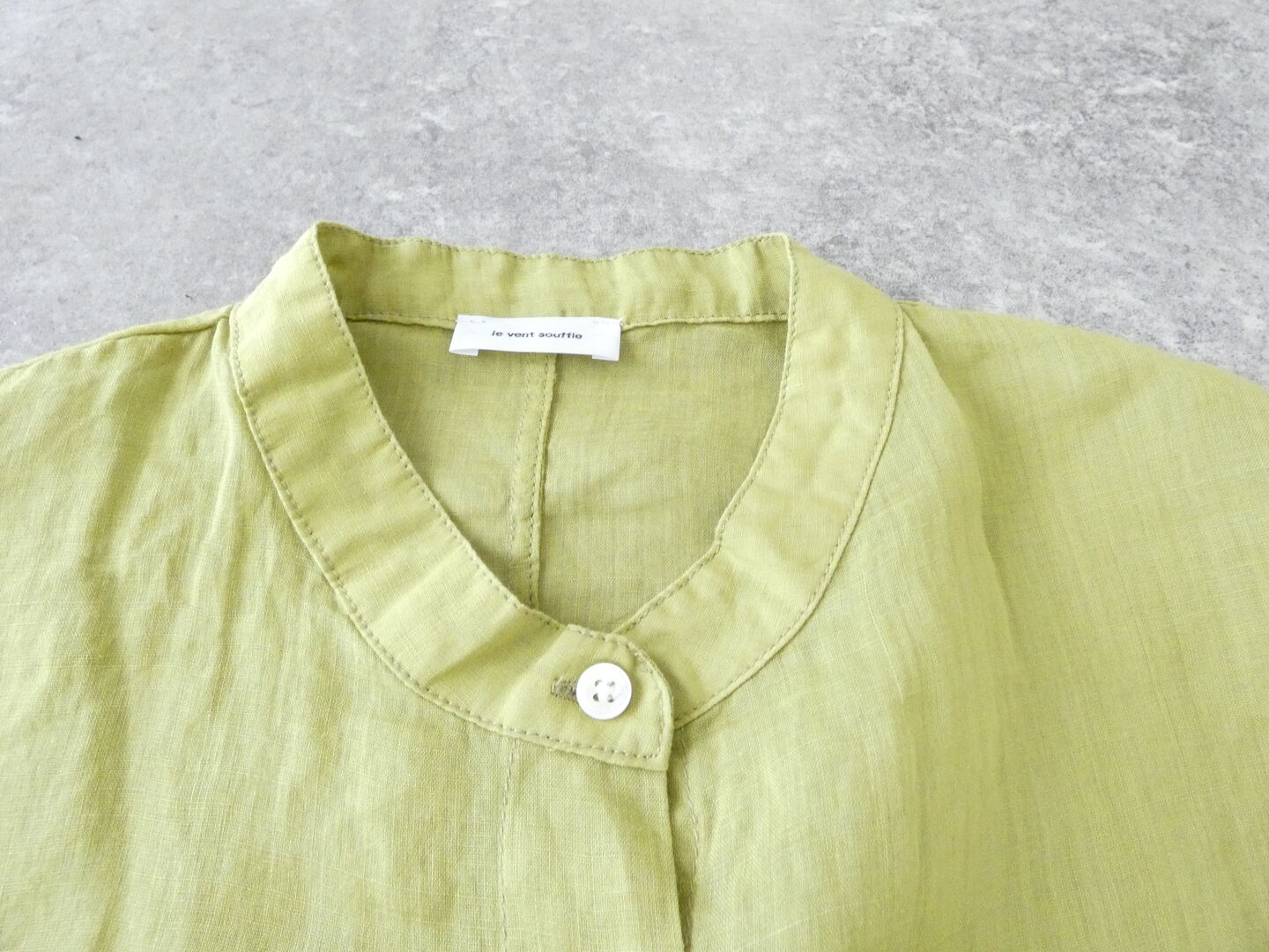 SOUFFLE シアーリネン裾ギャザーブラウスの商品画像30