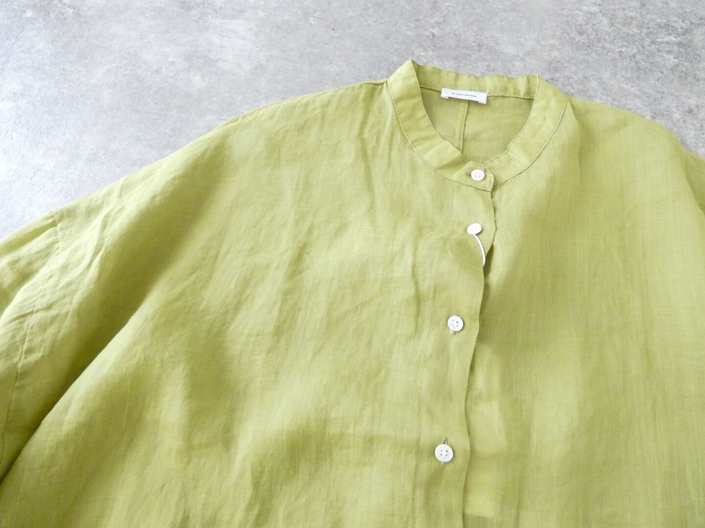 SOUFFLE シアーリネン裾ギャザーブラウスの商品画像31