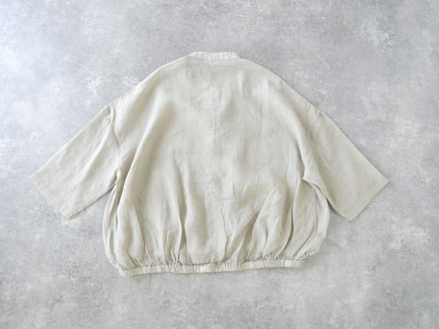 SOUFFLE シアーリネン裾ギャザーブラウスの商品画像57