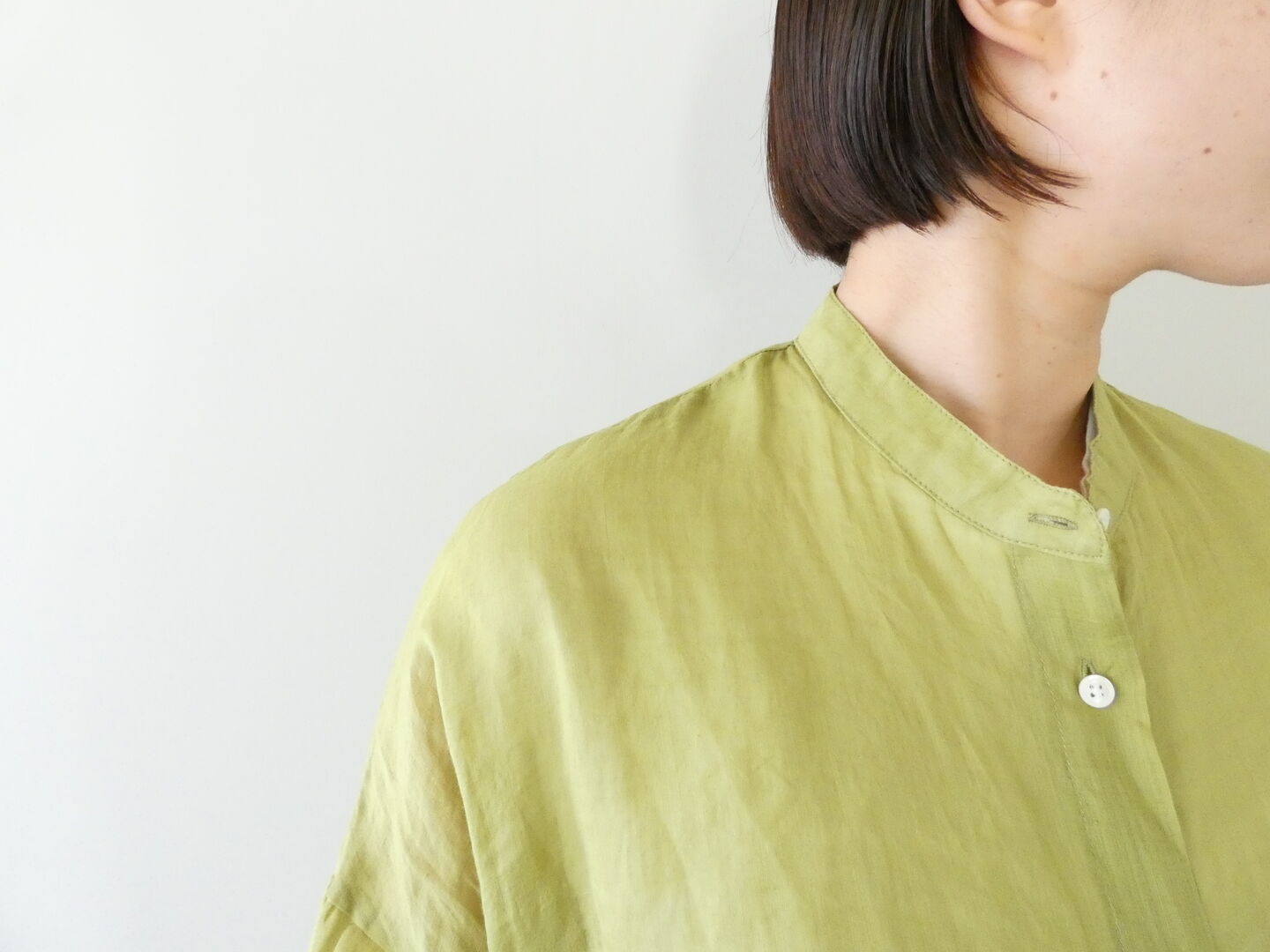 SOUFFLE シアーリネン裾ギャザーブラウスの商品画像9