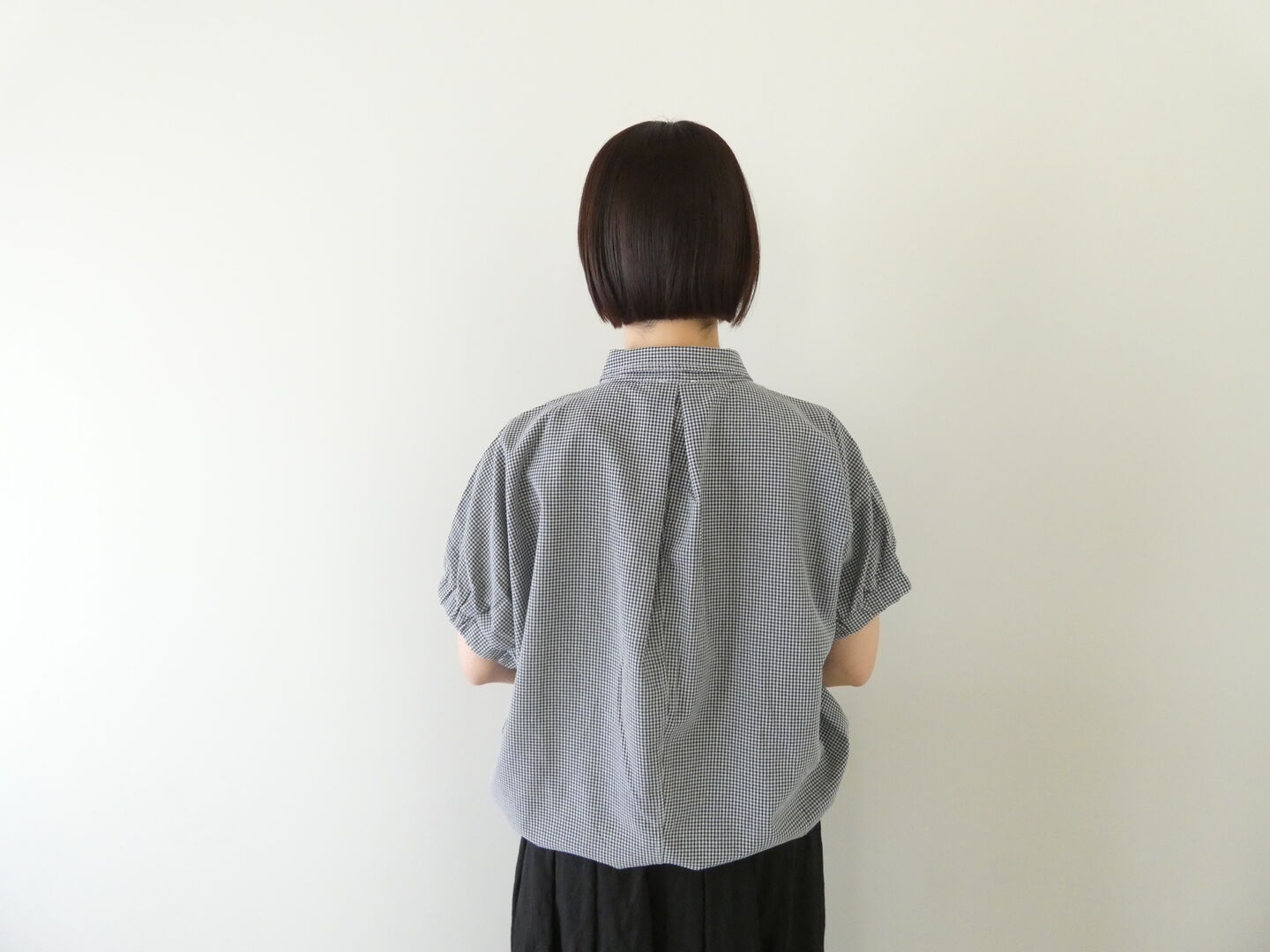 SOUFFLE マルチファブリックフレンチギャザーシャツの商品画像10