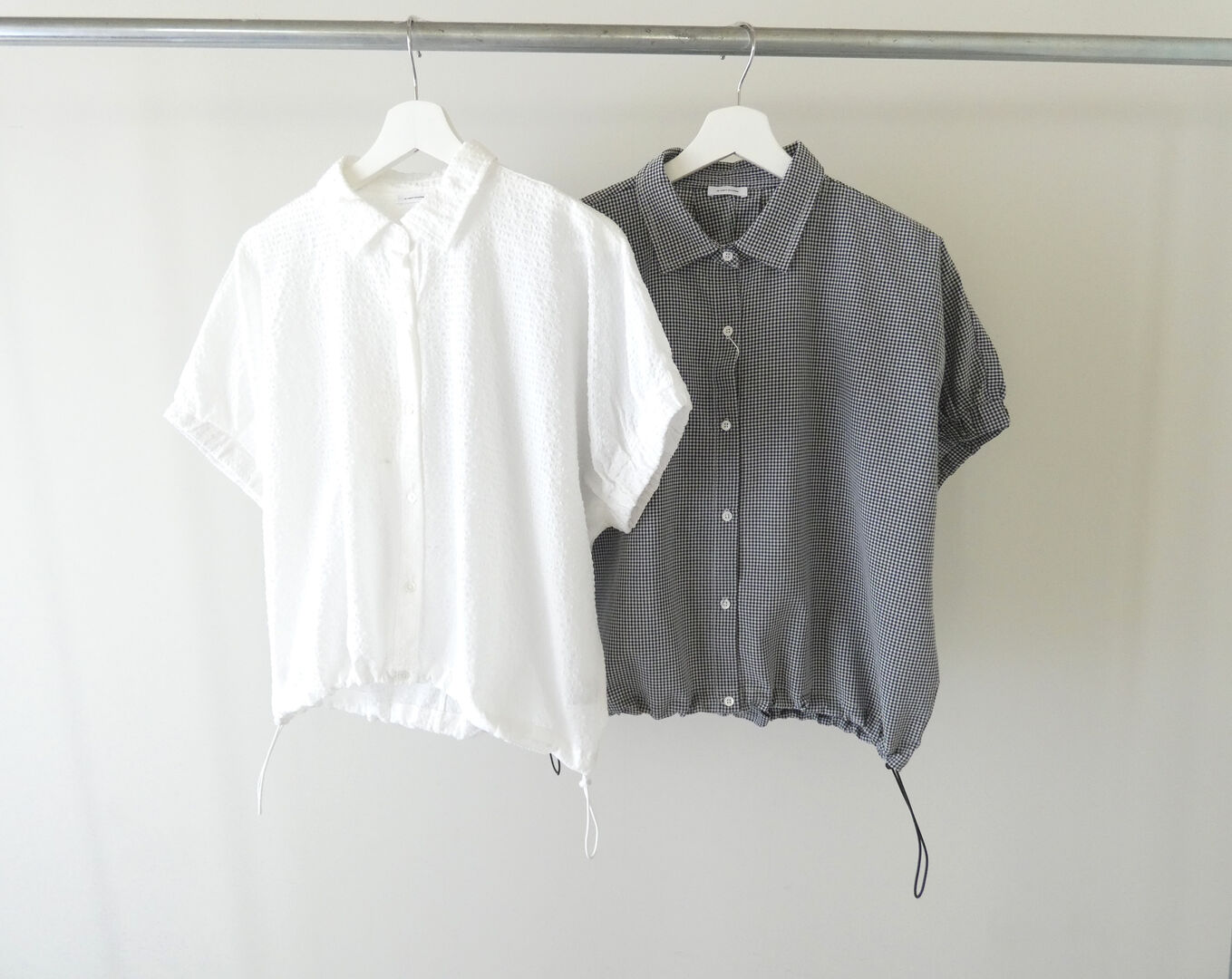 SOUFFLE マルチファブリックフレンチギャザーシャツの商品画像11