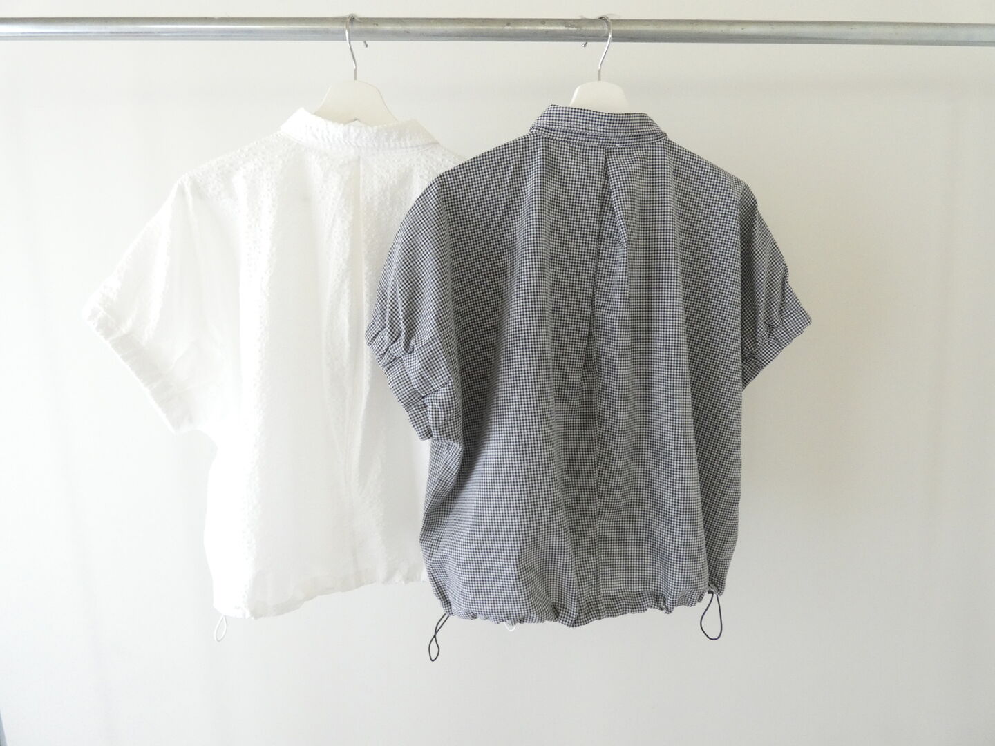 SOUFFLE マルチファブリックフレンチギャザーシャツの商品画像12