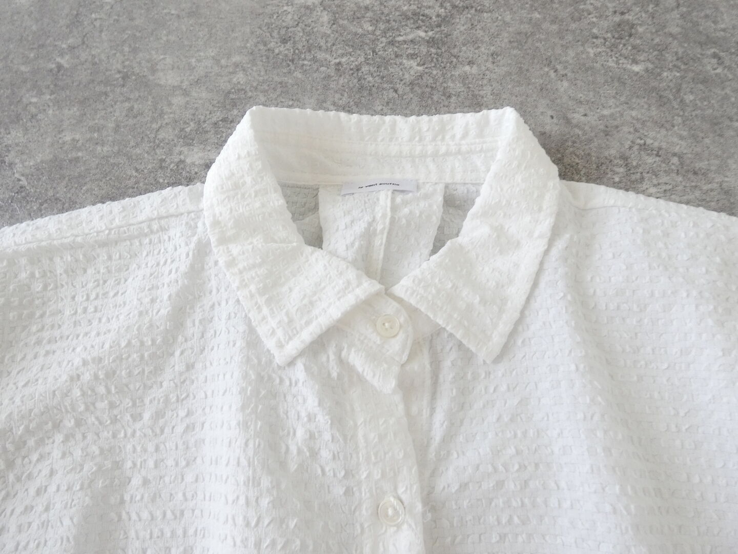 SOUFFLE マルチファブリックフレンチギャザーシャツの商品画像44