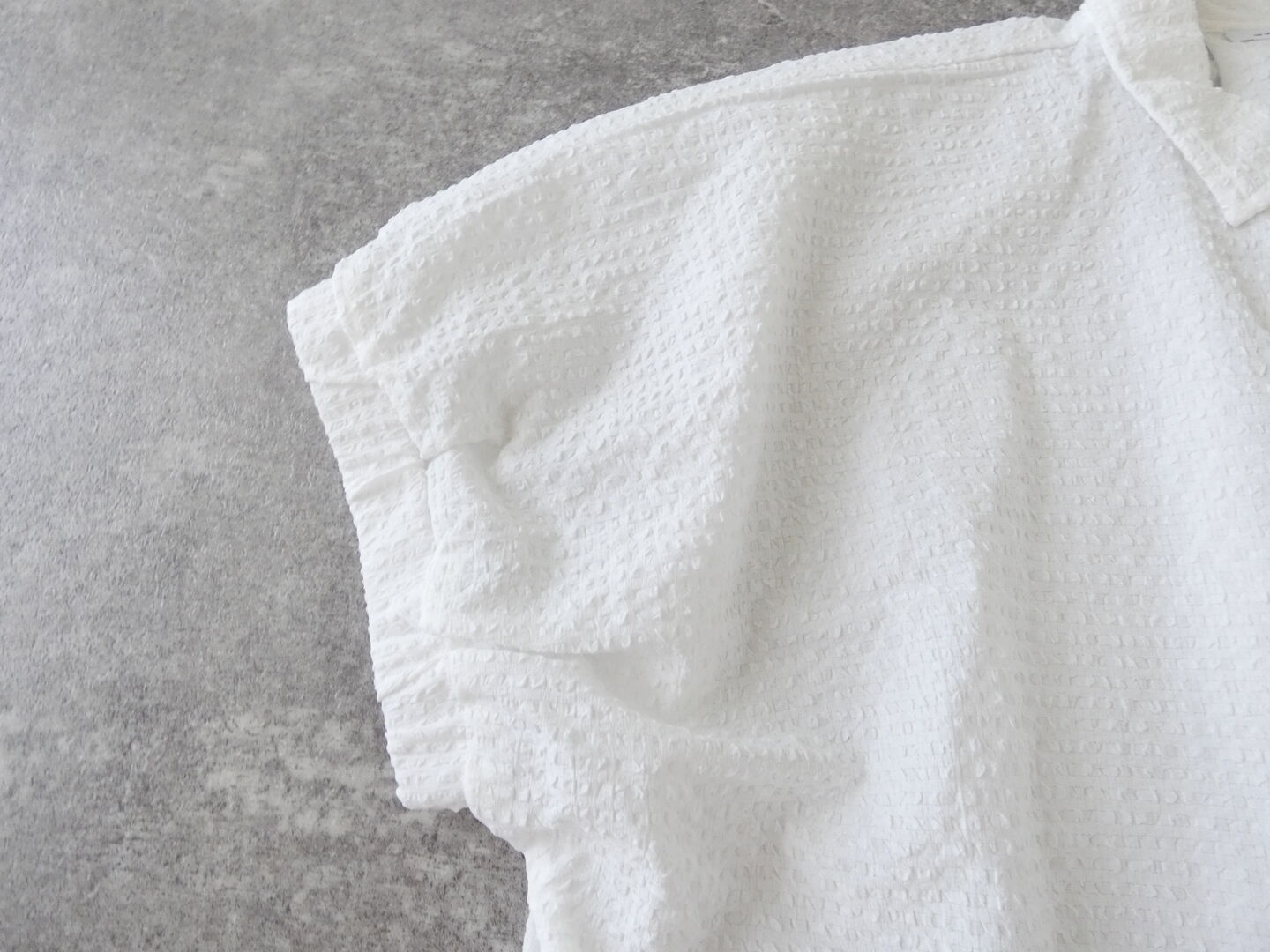 SOUFFLE マルチファブリックフレンチギャザーシャツの商品画像45