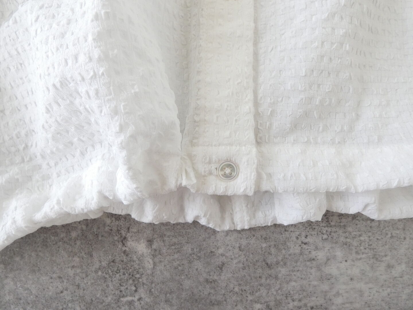 SOUFFLE マルチファブリックフレンチギャザーシャツの商品画像46