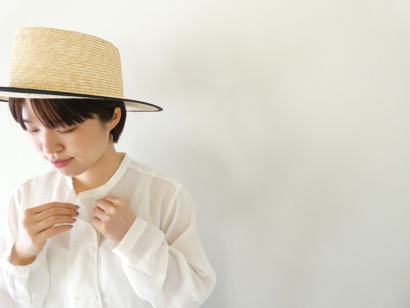 SOUFFLE イージーケアダブルボタンシャツの商品画像4