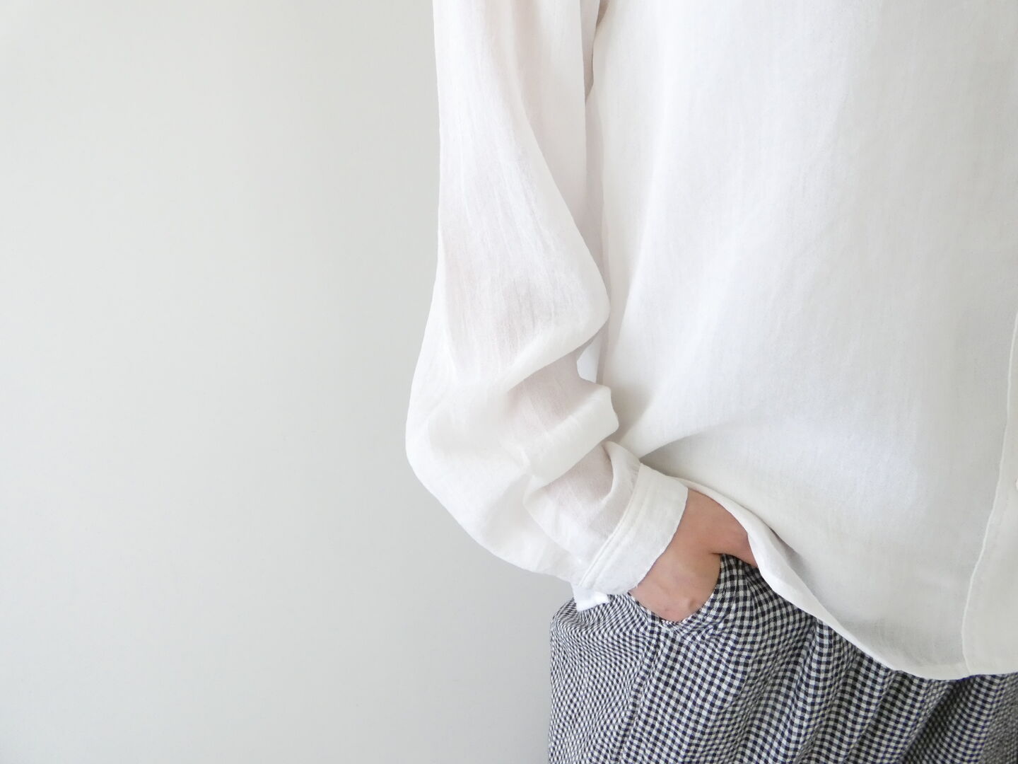 SOUFFLE イージーケアダブルボタンシャツの商品画像9