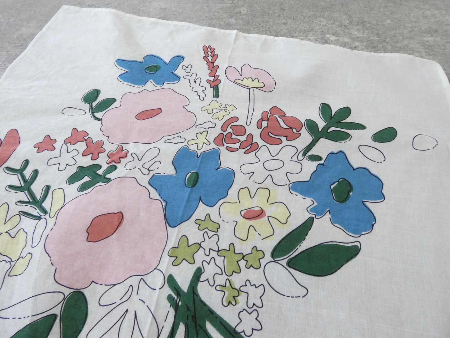 shs タペストリーでも楽しめる フラワーブーケ柄ハンカチの商品画像21