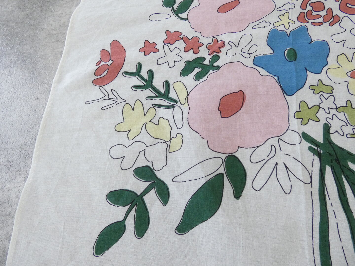 shs タペストリーでも楽しめる フラワーブーケ柄ハンカチの商品画像23